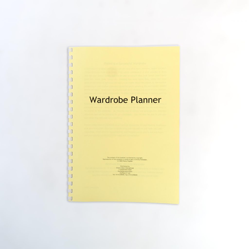 Wardrobe Planner Workbook
